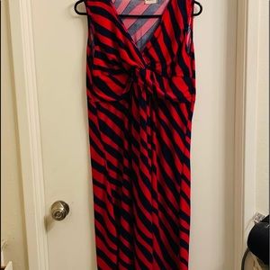 Women’s Jon & Anna stripe A line dress size large